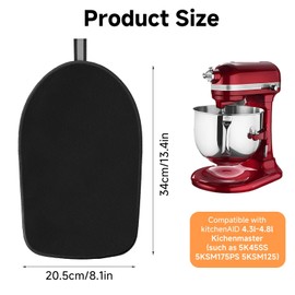 Sliding Board for KitchenAid Food Processor, Kitchenaid Artisan Accessories, Underlay Mat Compatible with KitchenAid 4.3L-4.8L, Sliding Mat for Kitchen Aid Heavy Duty Food Processors