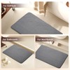 MORANDI Stone Bath Mat 2 Pack, Tub & Bath Diatomaceous