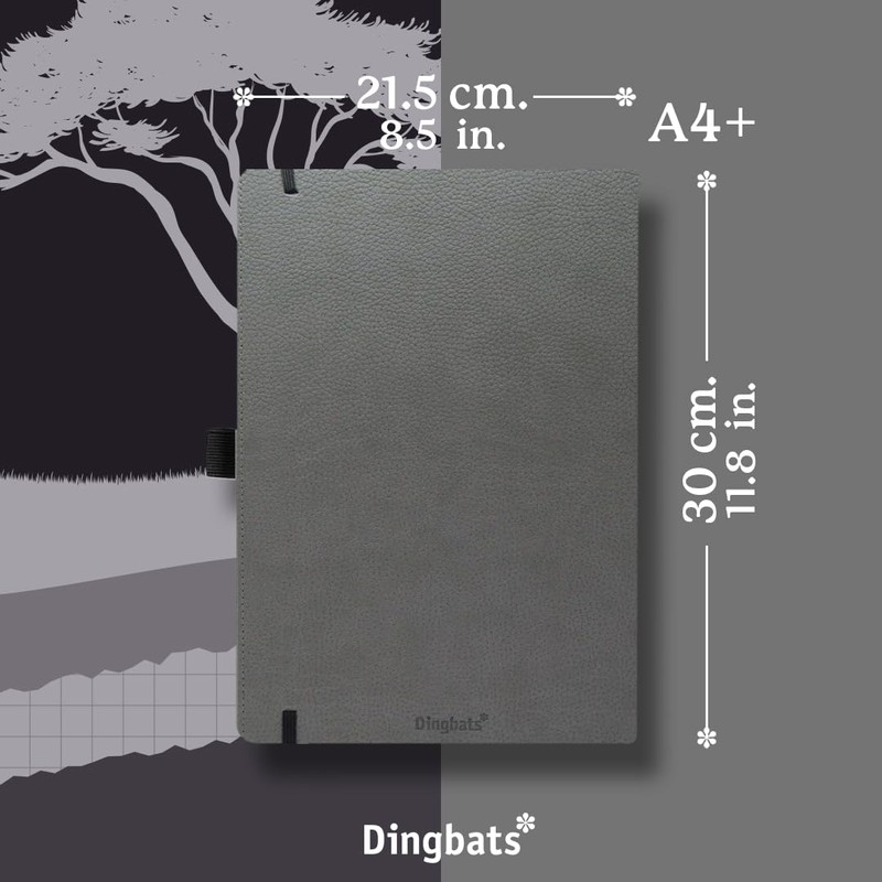 Dingbats* - Wildlife Plain Extra Large A4 Notebook - PU