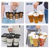 KLINNA Foldable 6 Cup Cup Holder with Handle - Heavy