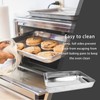 Deep Baking Tray Oven Tray Stainless Steel Baking Tray, Easy