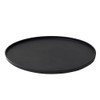 ideaco WAMONO 24 kuro Plate, Flat Plate, Diameter 9.4 x