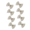 8pcs Bow Shoe Clips Detachable Bowknot Shoe Buckle Decorative Removable
