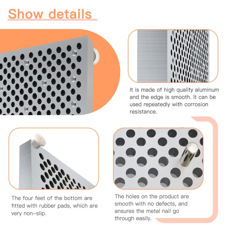 The hobbyworker Wire Bending Jig,Includes 30 Metal pegs for Jewelry