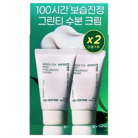Innisfree Face Moisturizer Hyaluronic Acid Cream Green Set for daily skincare routines, lotion balm or gel texture, Korean Import, Beauty and Personal Care