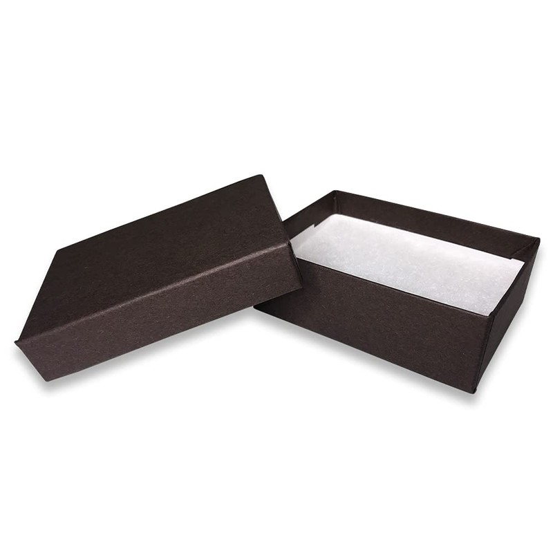 N'icePackaging 15 Qty - Chocolate Brown Cotton Filled Gift Boxes