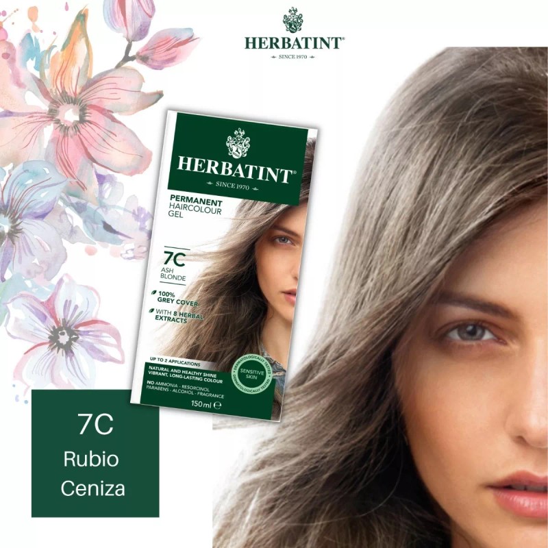 Herbatint Tinte Herbatint Sin Amoniaco 7c Rubio Ceniza Pack 2