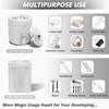 Resin White Marble Bathroom Accessories Set 5 Pcs, Lotion Soap
