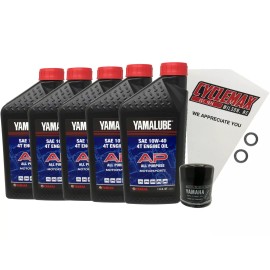 Yamaha Cyclemax Genuine OEM 2006-2010 Yamaha STRATOLINER S  XV1900 Oil Change Kit