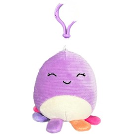 Squishmallow 3.5 Inch Clip Squisharoy Squad (Beula The Octopus)