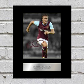 Mark Noble Signed Mounted Photo Display West Ham United