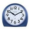 5.5" Large Analog Alarm Clock Silent Non Ticking, Gentle Wake,