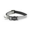 Ancol Gloss Reflective Cat Collar with safety buckle Silver