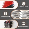 VAOVI Linear Mosaic Backsplash Peel and Stick Tile for Stove,Subway