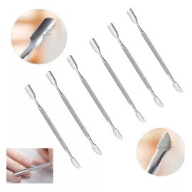 Dbmb 6pzas Empujador De Cutícula Herramienta Manicura Acero Inoxi