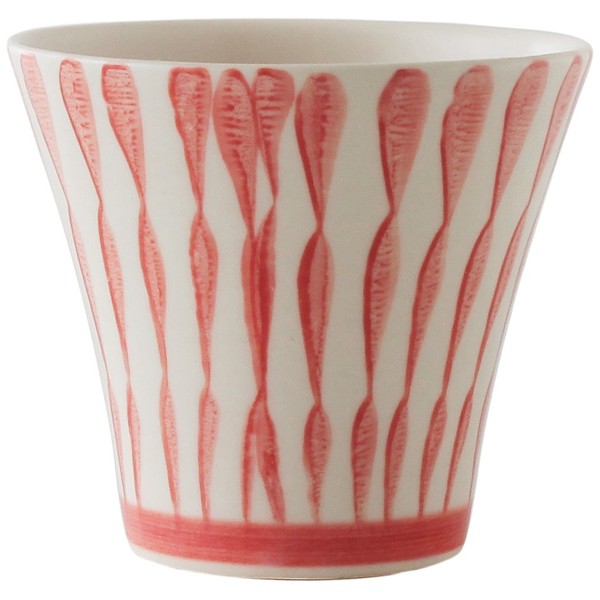 Hasamiyaki Yumi / Tea Cup Tokusa Red Approx. φ 3.1