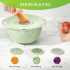 4-1 Colander with Bowl Set - Strainers for Kitchen, Food