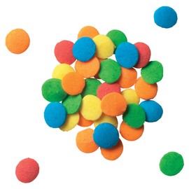 DecoPac Quins, Bright Sequins, 3 Pound,Yellow,Orange,Blue,Green,Red