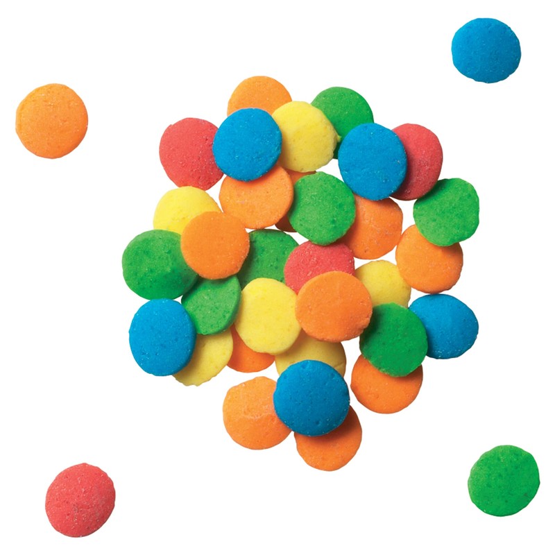 DecoPac Quins, Bright Sequins, 3 Pound,Yellow,Orange,Blue,Green,Red