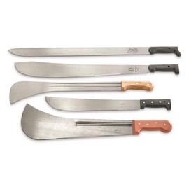 Surplus Colombian Military Assorted Machete Knives, 5 Pack, New