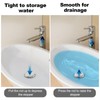 2pcs Bathroom Sink Pop Up Stoppers, Chrome Plug Bathroom Sink