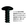 DAIDOHANT 10185595 Black Self Tapping Screw [Truss Head] (Nominal Diameter