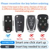 JOYEAR for Keychain with Key Fob Cover Compatible with Silverado