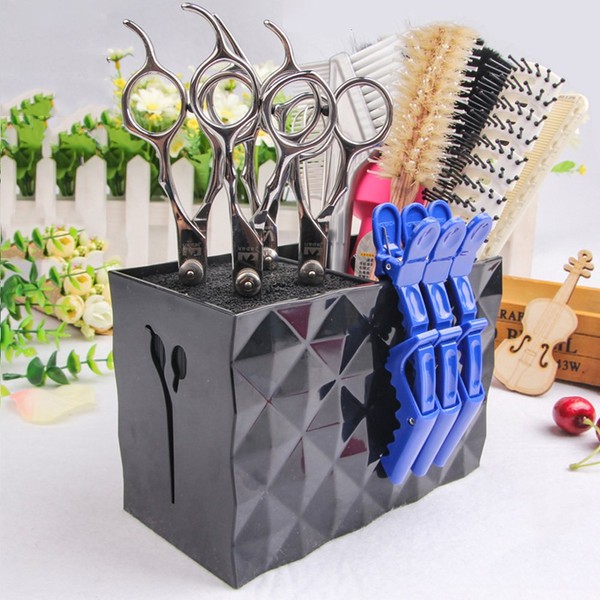 MissLytton Professional Salon Scissors Holder Rack, Hairdresser Scissor Storage Case