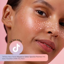 Glitter Freckles Face Tattoo, 10 Pcs Brown Face Glitter Freckles for Women, Face Glitter for Women, Face Glitter for Kids, Fake Sparkle Freckles (Brown)