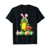 Happy Easter Bunny Alligator Holding Easter Egg Basket T-Shirt