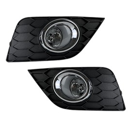 Fog Lights for 2016-2019 Nissan Sentra/Sylphy Fog Lights Left & Right Side with Assembly Set, Bezels Switch & Bulbs (Halogen)