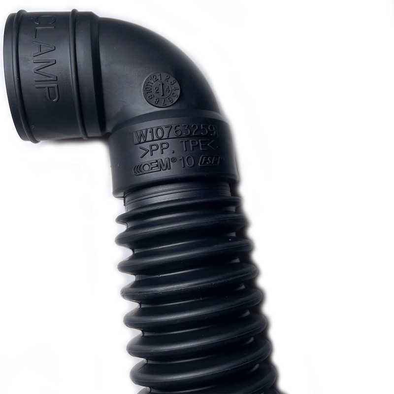 W10802689 Washer Tub-to-Pump Hose Compatible with Whirlpool