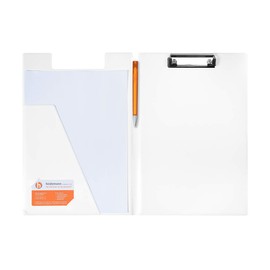 Heidemann 11100000 Folding Clipboard Folder DIN A4 Plus (White)