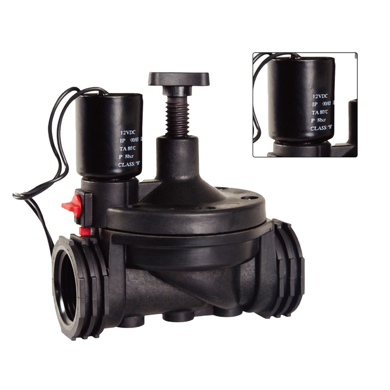 Electric Solenoid Valve Wear Resistant Durable Irrigation Closed Electric Solenoid