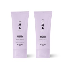 Foxtale Nourishing Face Moisturizer - (Pack of 2) with Niacinamide for 24 Hr Hydration, Lightweight & Non-Sticky, For Soft & Glowing Skin, Men & Women, All Skin Types, 50 ml