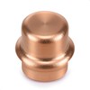 ROGVOC Copper Press Fittings End Cap - Plug, 10-Pcs 1/2