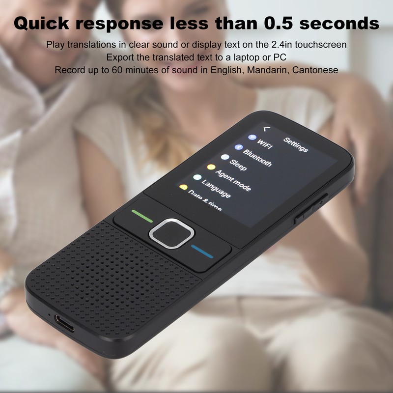 Smart Voice Photo Translator 2 Way Instant 138 Languages Touchscreen