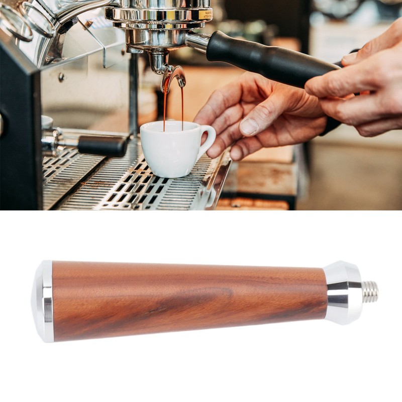 M10 Coffee Portafilter Handle Solid Wooden Coffee Filter Handle Coffeemaker