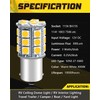 Qoope 1156 1141 LED Bulb Warm White Super Bright 1003