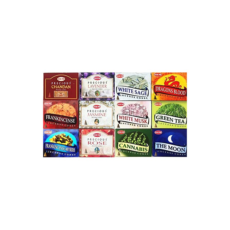 Incense Cones 12 Boxes HEM