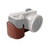 Tasche für A6400/A6300/A6100/A6000 Digitalkamera, Kratzfeste Kunstleder-Schutzhülle, Leder-Kameratasche für A6400/A6300/A6100/A6000 (Kaffee)