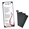 3 Packs of Leather Menu Covers for with Strong Wood