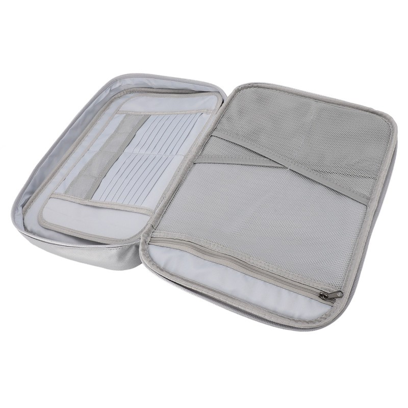 Fireproof Document Box Multilayer Portable Document Organizer Bag for Home