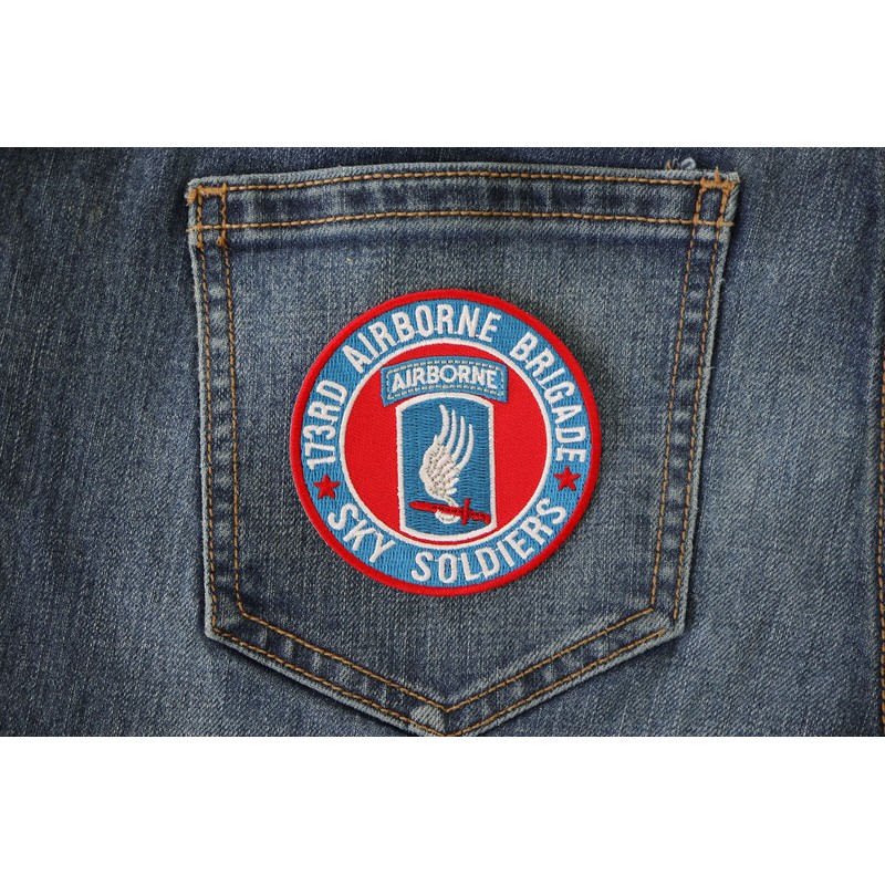 Ivamis 173rd Airborne Brigade Patch Sky Soldiers - 3x3 inch
