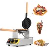 Dyna-Living Bubble Waffle Maker Commercial Bubble Waffle Iron 1400W Electric