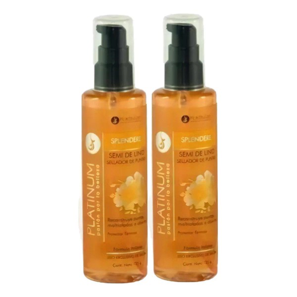 Platinum Kit De 2 Selladores De Puntas Para El Pelo,