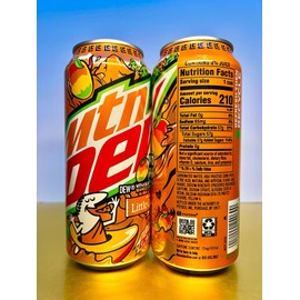 Mountain Dew 🥭New Limited Edition Mountain Dew Little Caesars MANGO RUSH Sweet Heat (2 Cans)