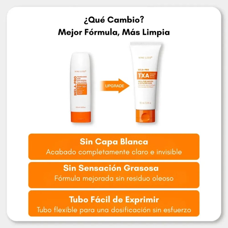 Nineless - Mela-pro Protector Solar De Ácido Tranexámico 100ml -