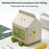 CYMNER Dreamlike Milk Box Alarm Clock: Unique design, versatile functions,