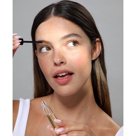 Cliganic Organic Castor Oil, 100% Pure (6oz with Eyelash Kit) - For Eyelashes, Eyebrows, Hair & Skin